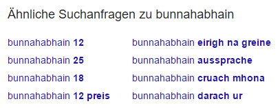 bunnahabhain verwandte suchanfragen