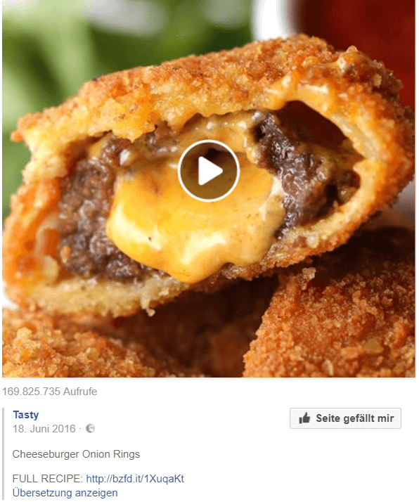 Facebook-Post Cheeseburger Onion Rings