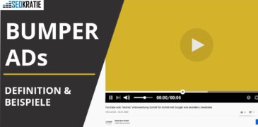 Video: Was sind YouTube Bumper Ads? Beispiele und Einsatz