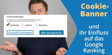 Video: Google Ranking für Online Shops: Welchen Einfluss haben Cookie-Banner auf SEO?