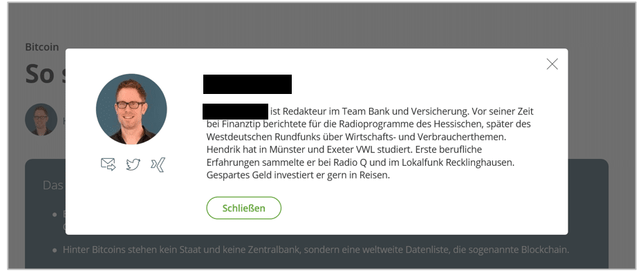 Autorenbox von Finanztip