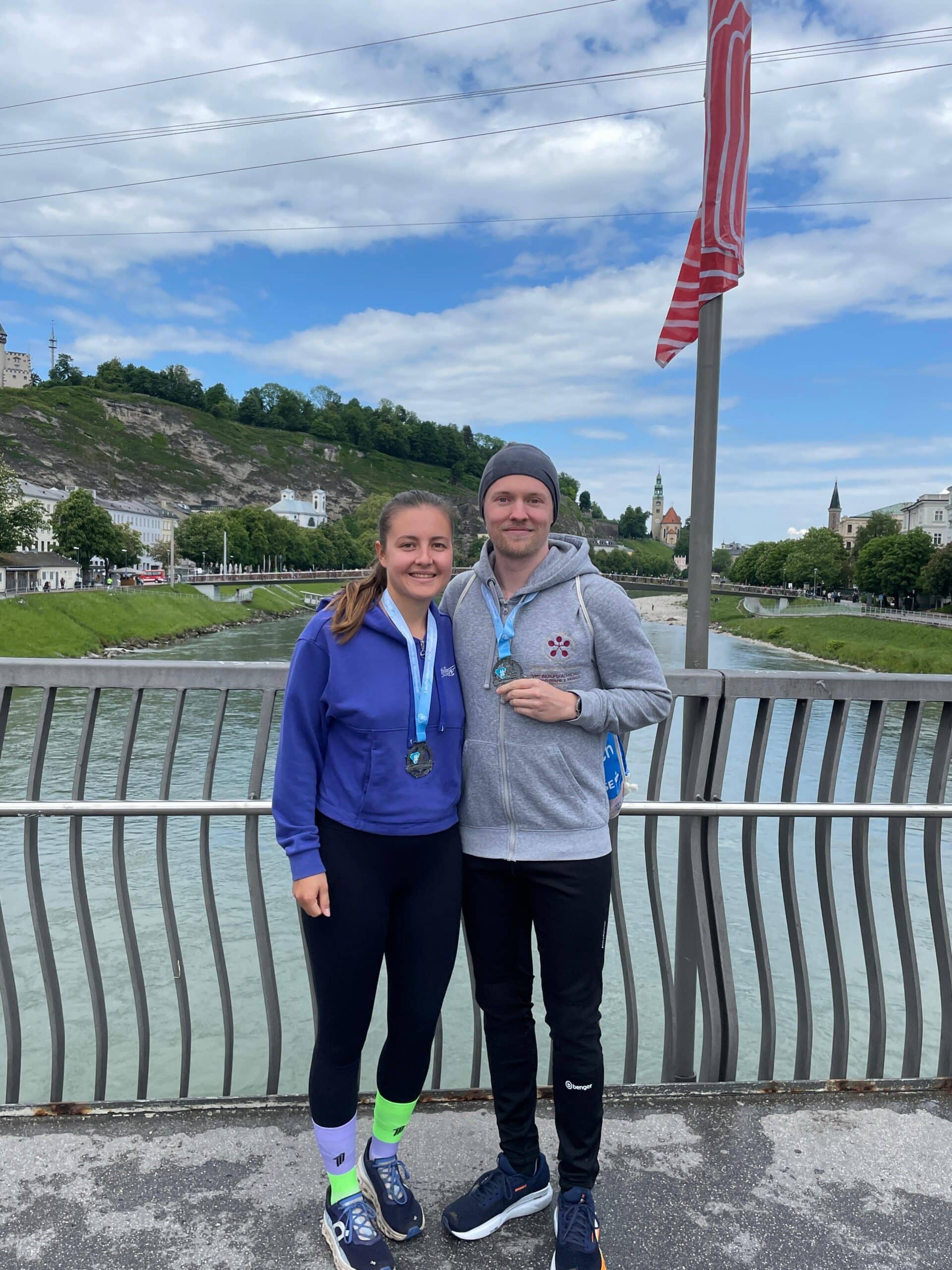 Lena und Maxi beim Halbmarathon