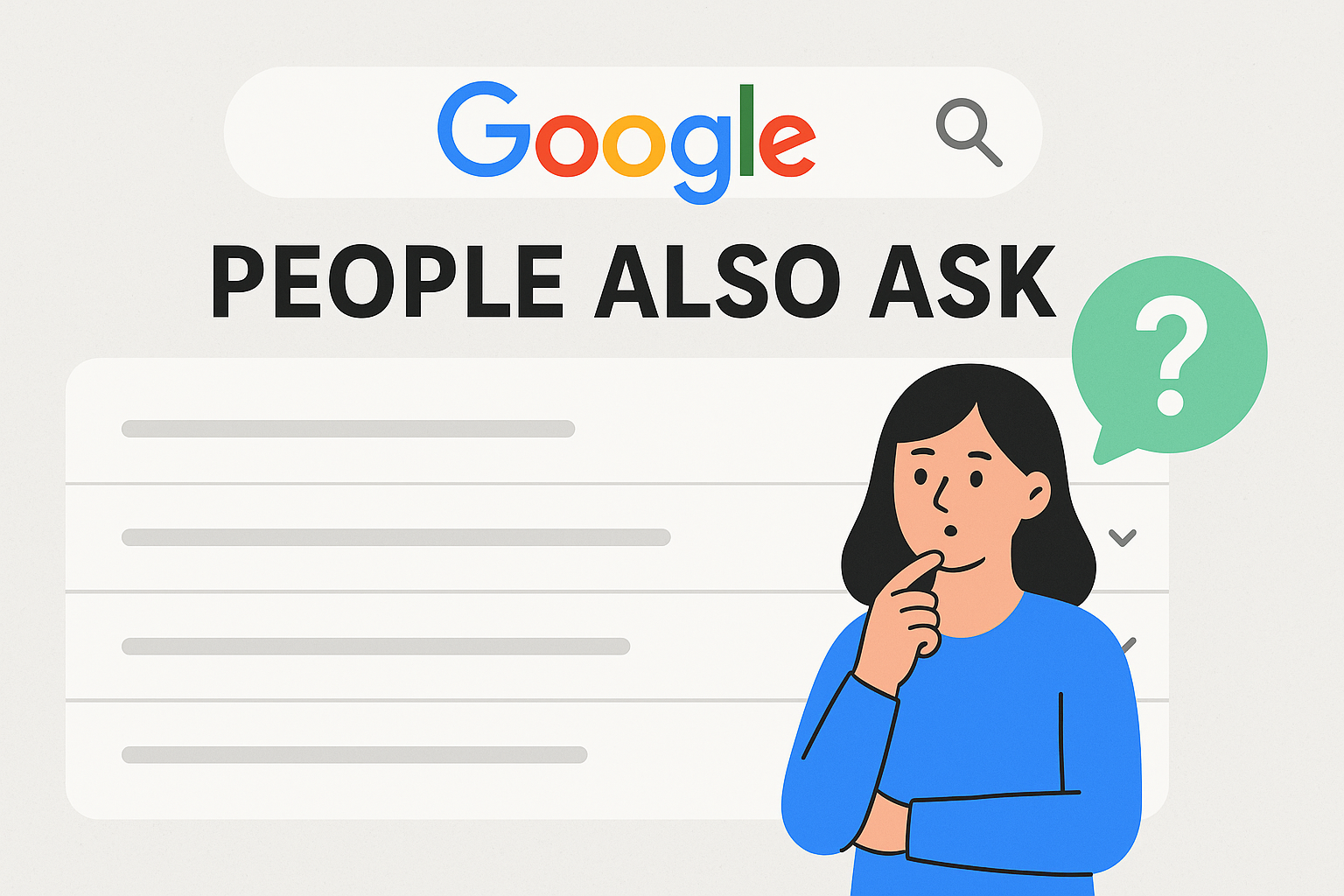 comiczeichnung frau vor google serps people also ask ergebnis