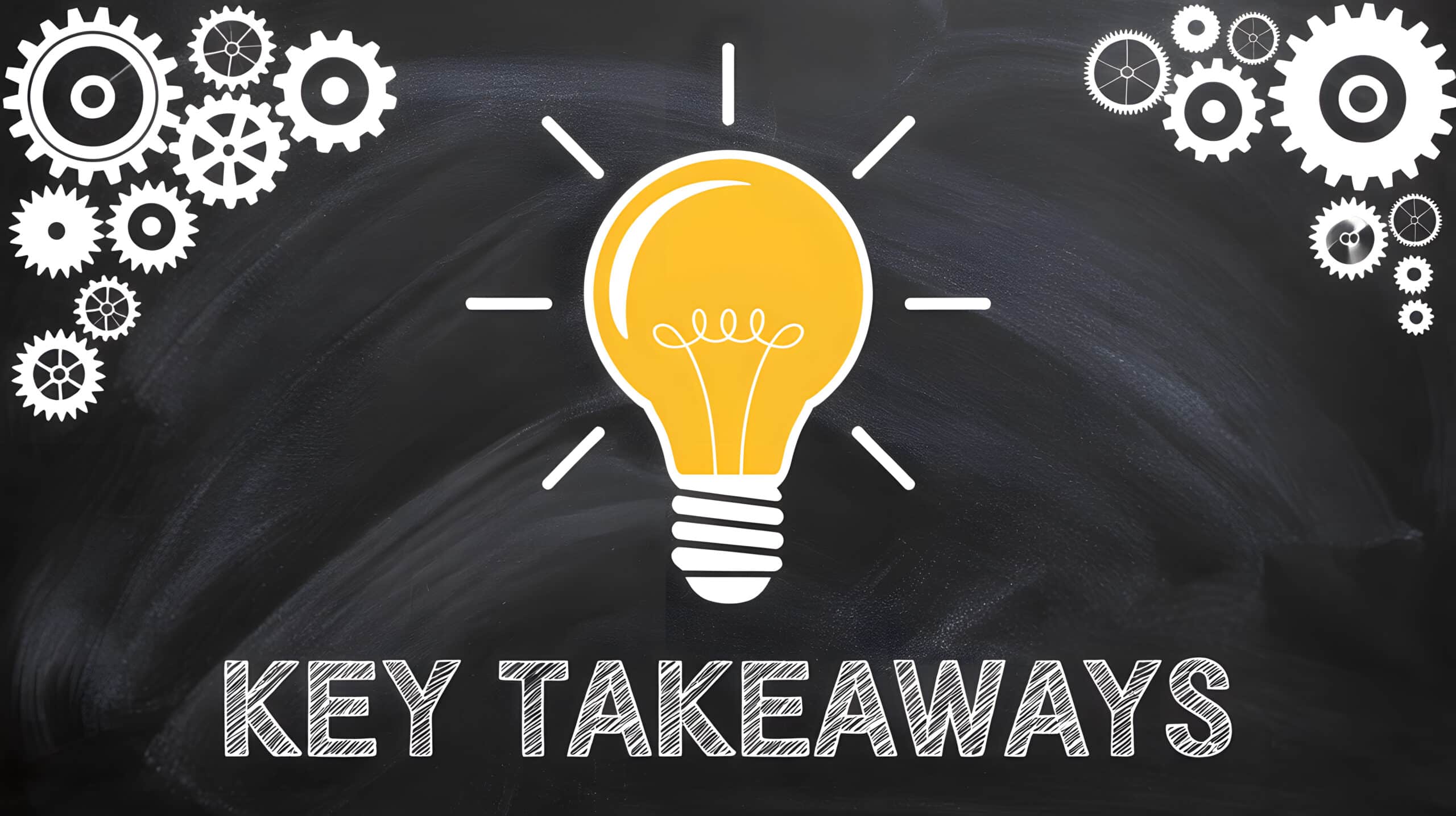 Eine Grafik die Key Takeaways symolisiert