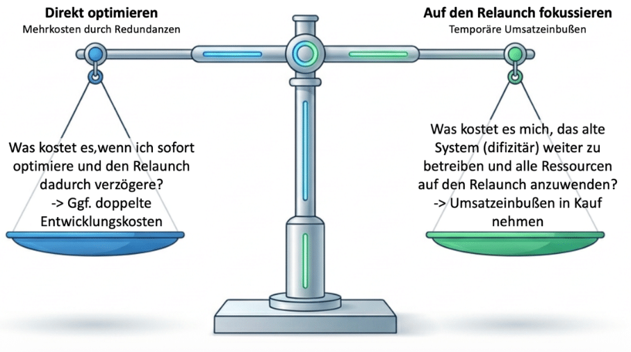 Eine Waage, die die unterschiedlichen Handlungsempfehlungen abwiegt